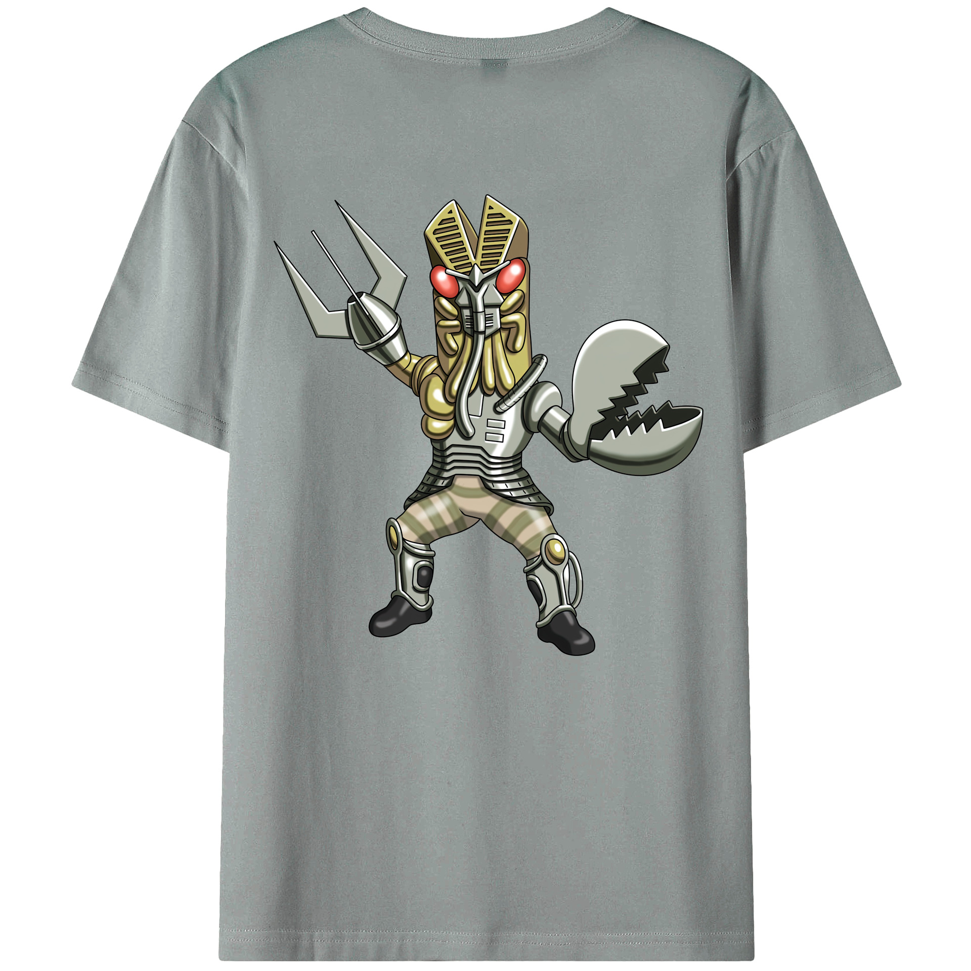 （画像用） ウルトラマン Ultraman 綿100％ メンズ半袖Tシャツ（バックプリント） 通気性